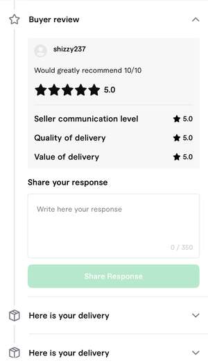 Fiverr review from shizzy237 for GMC Fixer, 5 stars