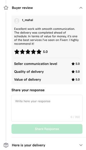 Fiverr review from jefferylisle for GMC Fixer, 5 stars